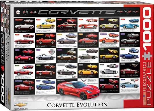 Puzzle 1000 piese Corvette Evolution - Nitzi.ro
