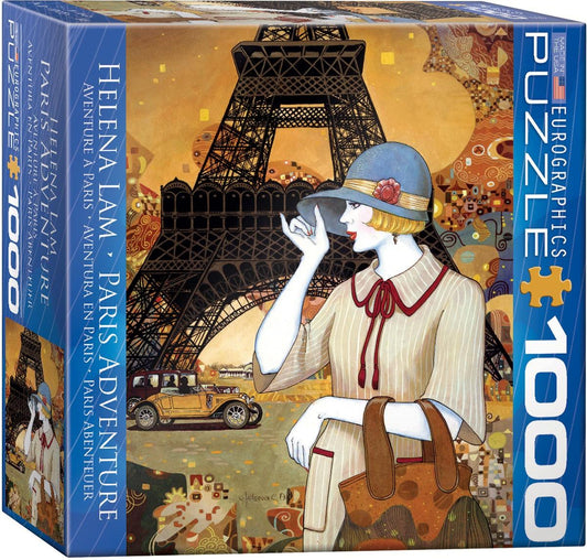 Puzzle 1000 piese Paris Adventure Helena Lam (mic) - Nitzi.ro