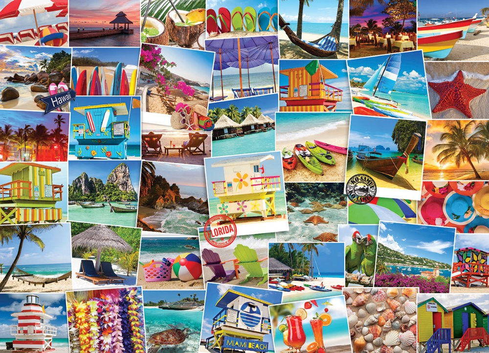 Puzzle 1000 piese Globetrotter Beach