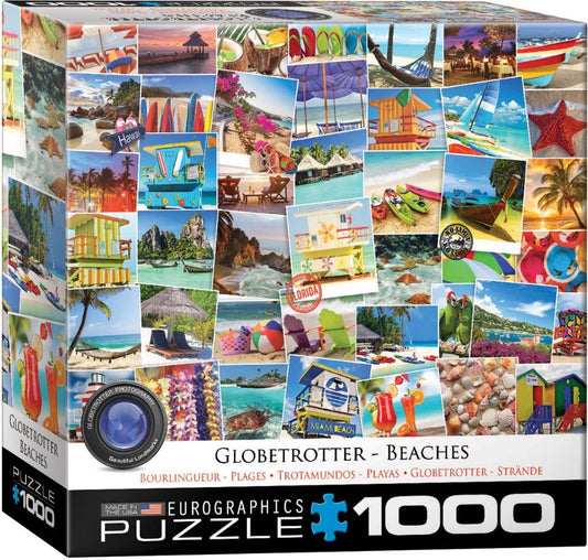 Puzzle 1000 piese Globetrotter Beach - Nitzi.ro