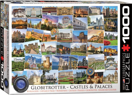 Puzzle 1000 piese Globetrotter Castles and Palaces