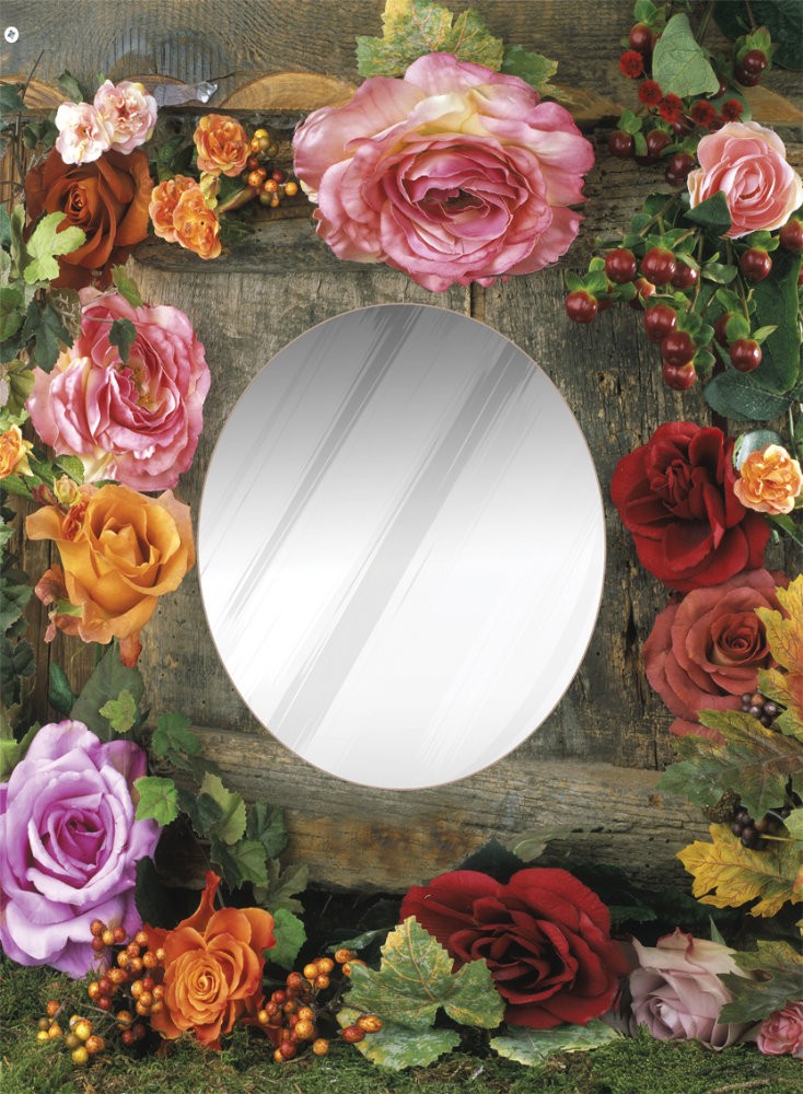 Puzzle cu oglinda, 850 piese - Rose beauty - ALBERTO ROSSINI