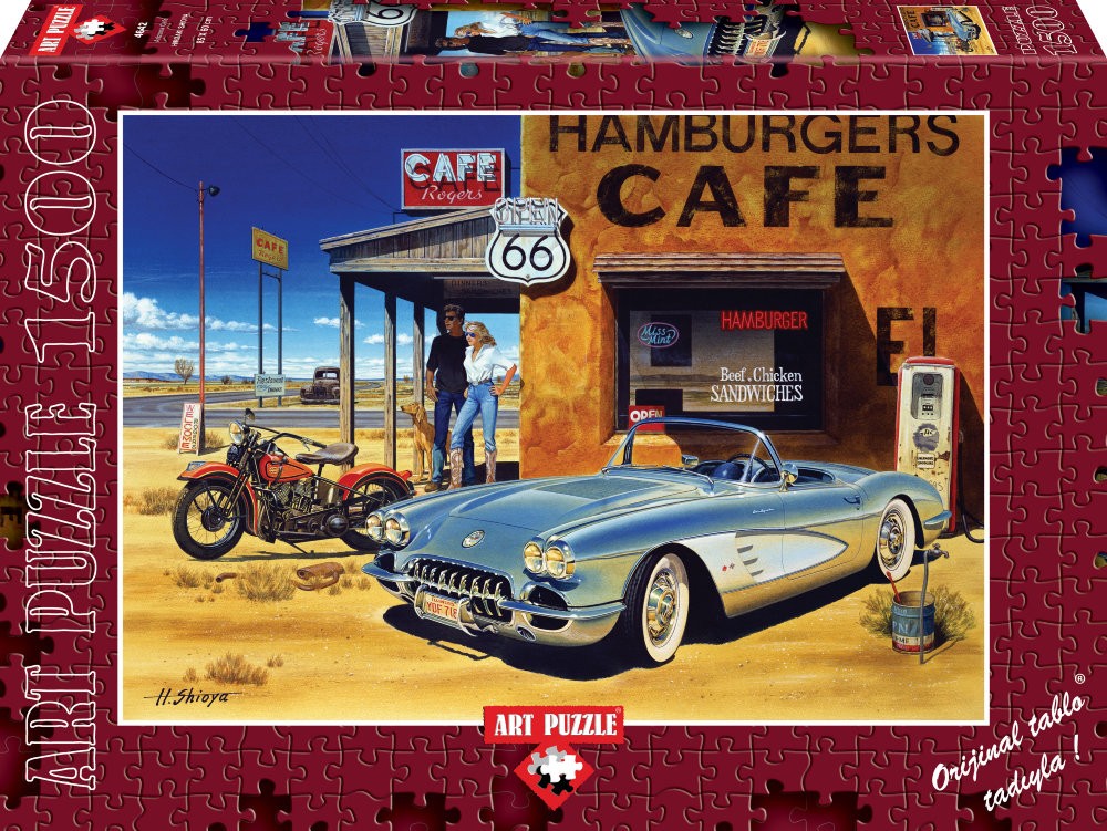 Puzzle 1500 piese Arizona Cafe - Hiroaki Shioya