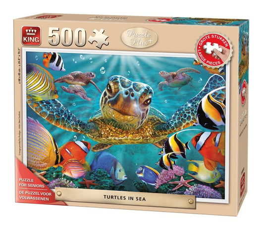 Puzzle 500 piese Turtles In The Sea