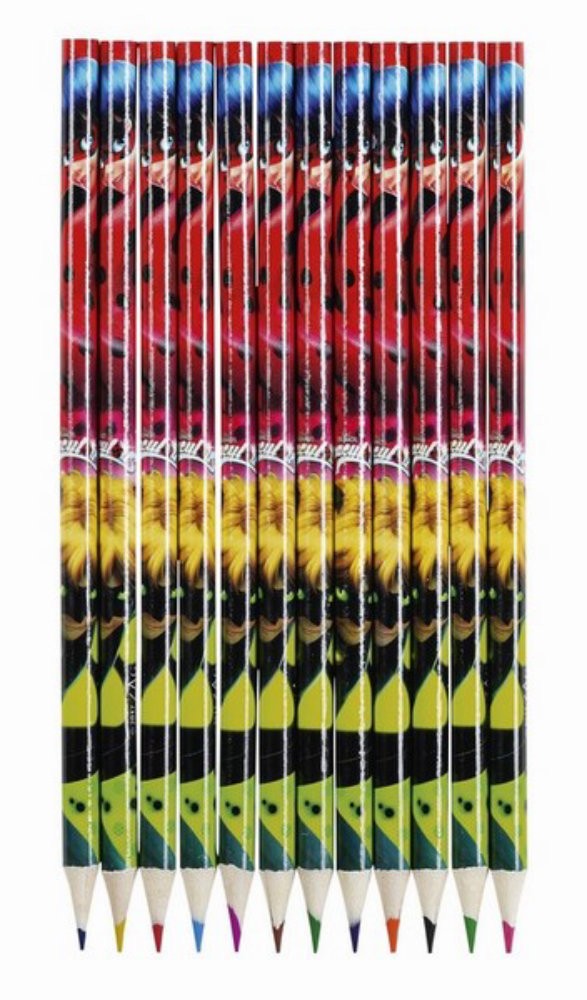 Set 12 creioane colorate LADYBUG MARINETTE