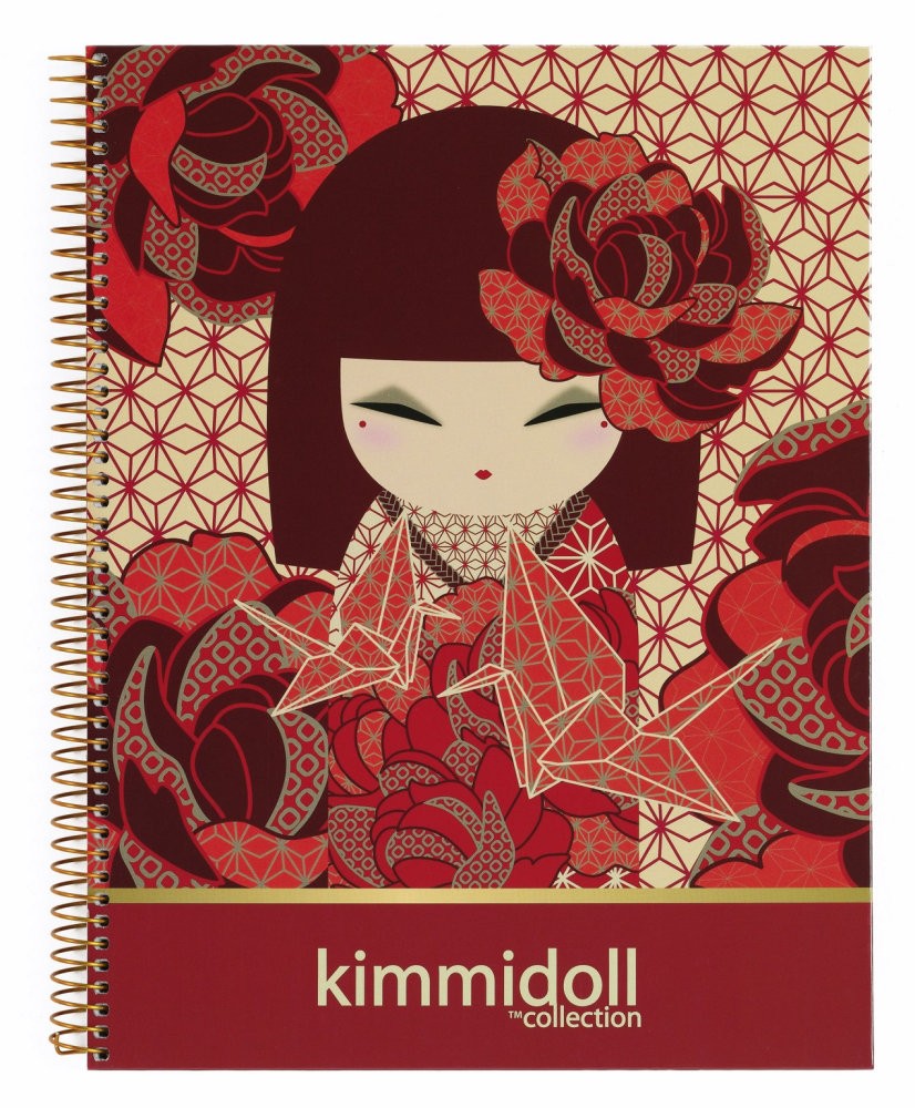 Caiet cu spira A4 - 120 file Kazuna by Kimmidoll