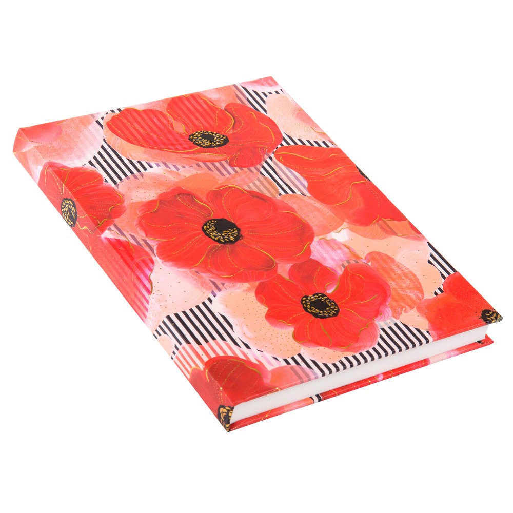 Agenda  A5 embosata Poppy