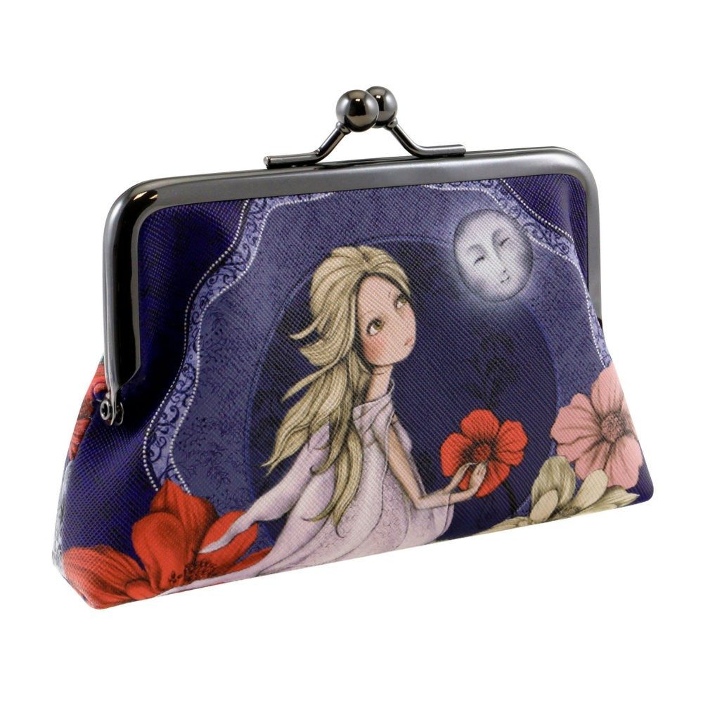 Portofel cu clips Mirabelle Midnight Garden