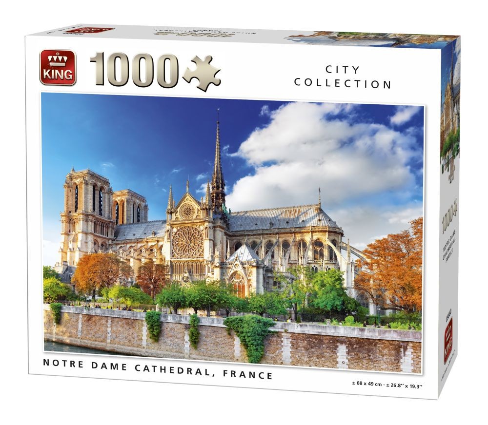 Puzzle 1000 piese Notre Dame De Paris Cathedral, France