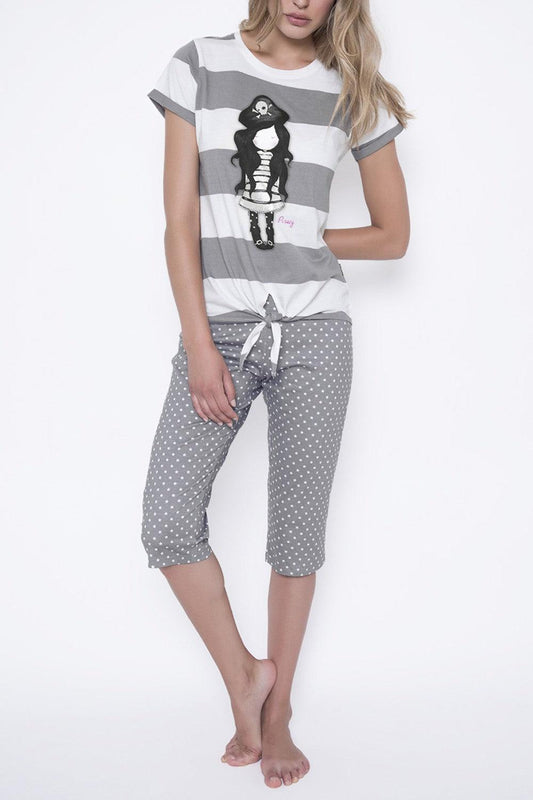 Pijama dama Santoro Gorjuss Piracy scurta - Nitzi.ro