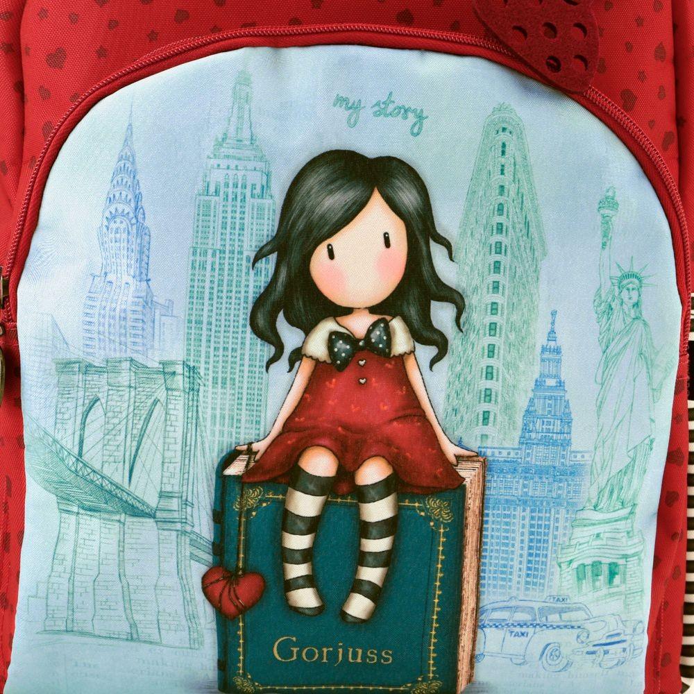 Gorjuss Cityscape rucsac fermoar dublu - My Story - Nitzi.ro