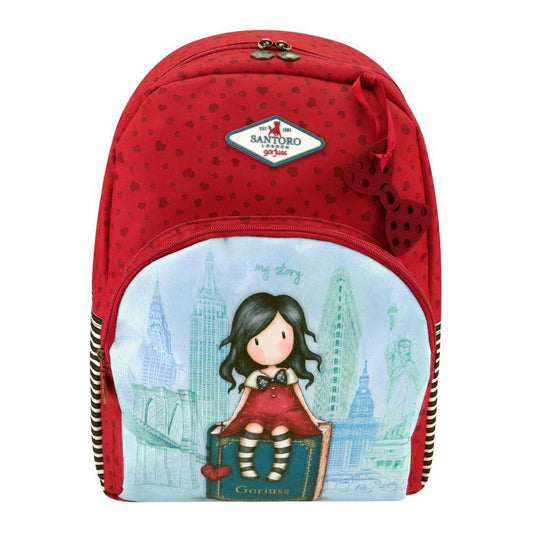 Gorjuss Cityscape rucsac fermoar dublu - My Story - Nitzi.ro