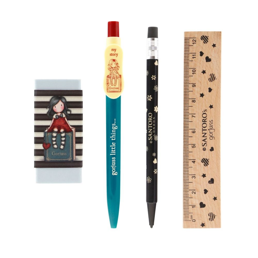 Gorjuss Cityscape - Set rechizite cu carnet - My Story