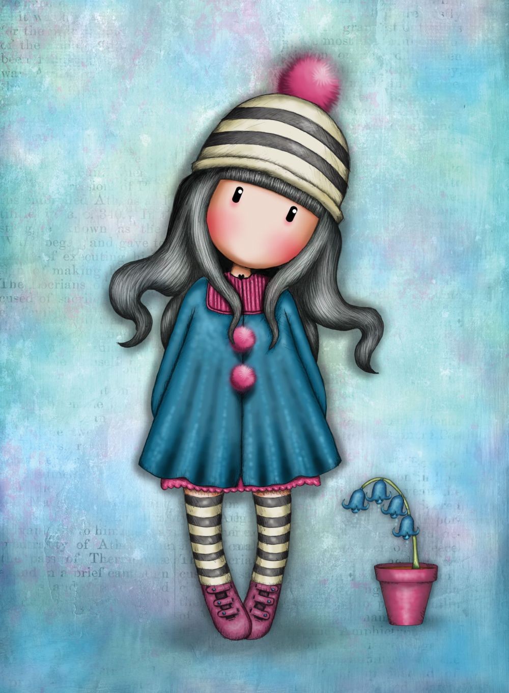 Felicitare Gorjuss-Pom-Pom