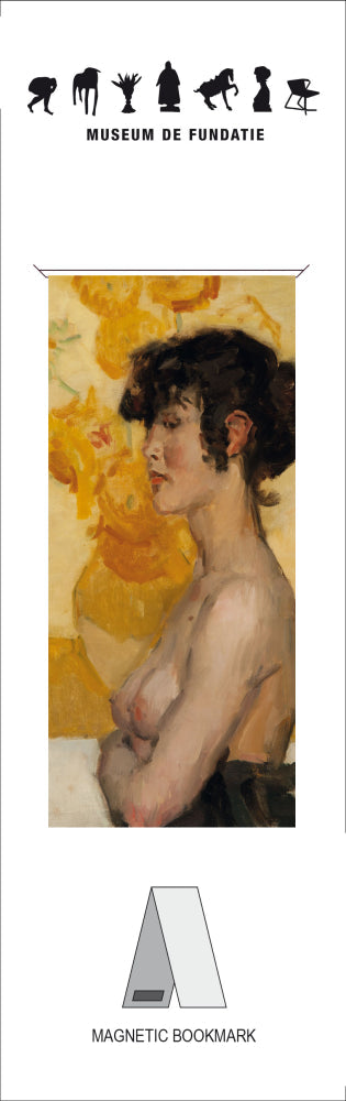 Semn carte magnetic Woman in profile-Isaac Israels