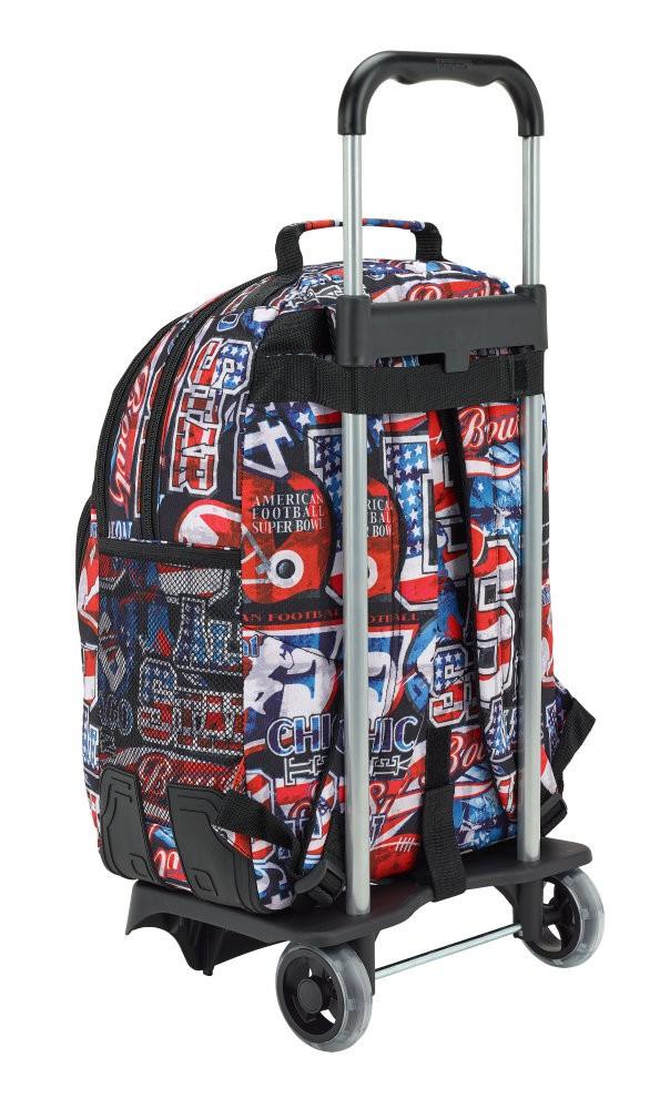 Troler scoala BlackFit8 Superbowl - Nitzi.ro