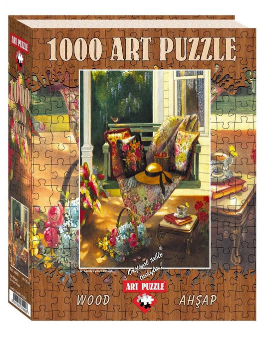 Puzzle 1000 piese - din lemn Summer Shade-SANDY LYNAM CLOUGH - Nitzi.ro