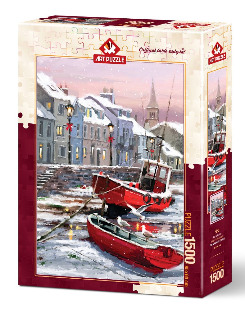 Puzzle 1500 piese - WINTER S RESIDENTS