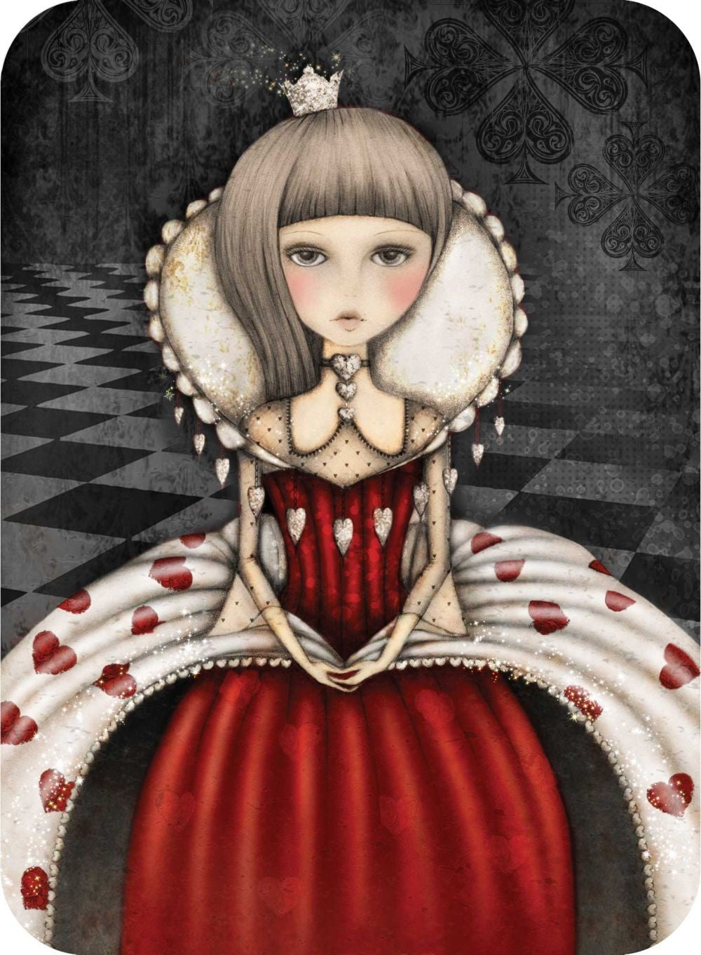 Felicitare Eclectic - The Queen Of Hearts