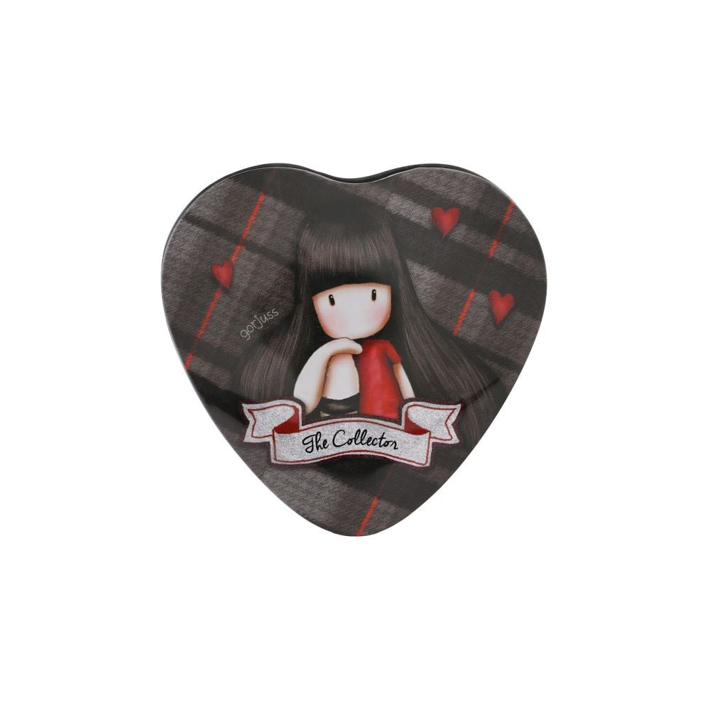 Gorjuss Tartan - Cutie forma inima -The Collector