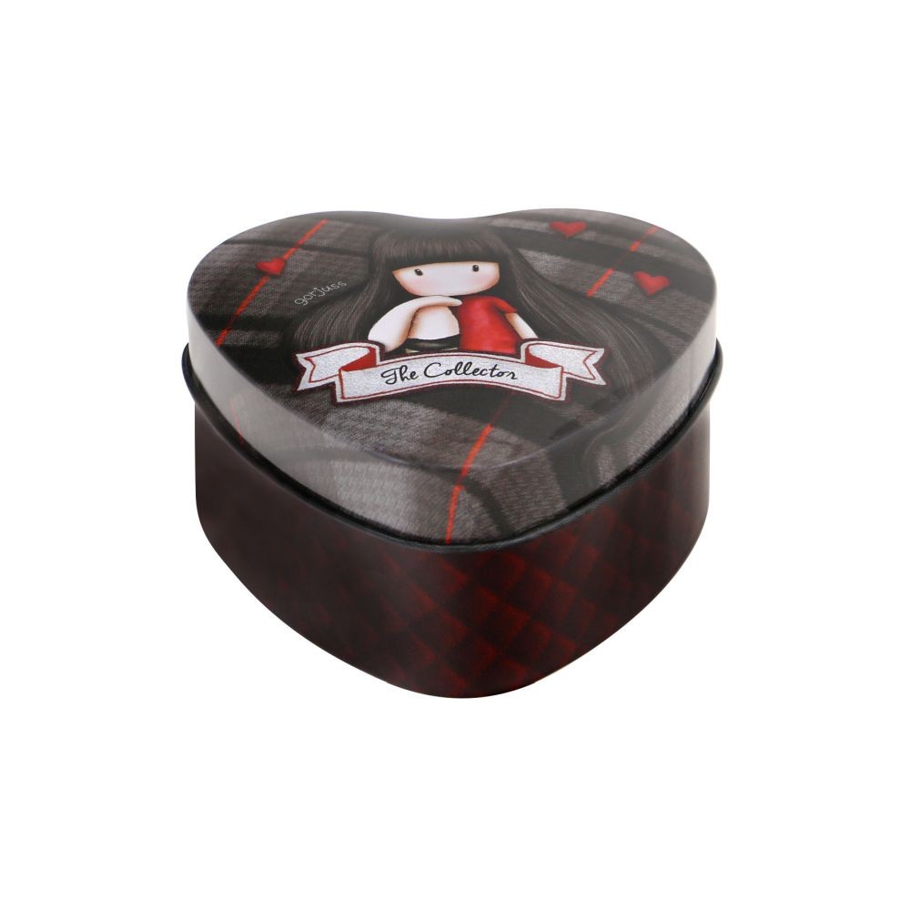 Gorjuss Tartan - Cutie forma inima -The Collector