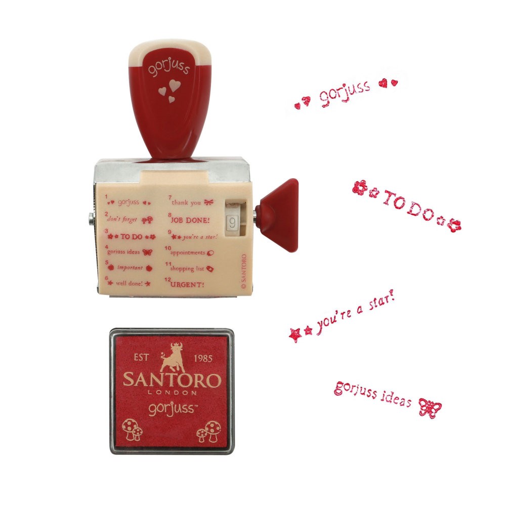 Gorjuss Set corespondenta cu stampila - Little Red Riding Hood
