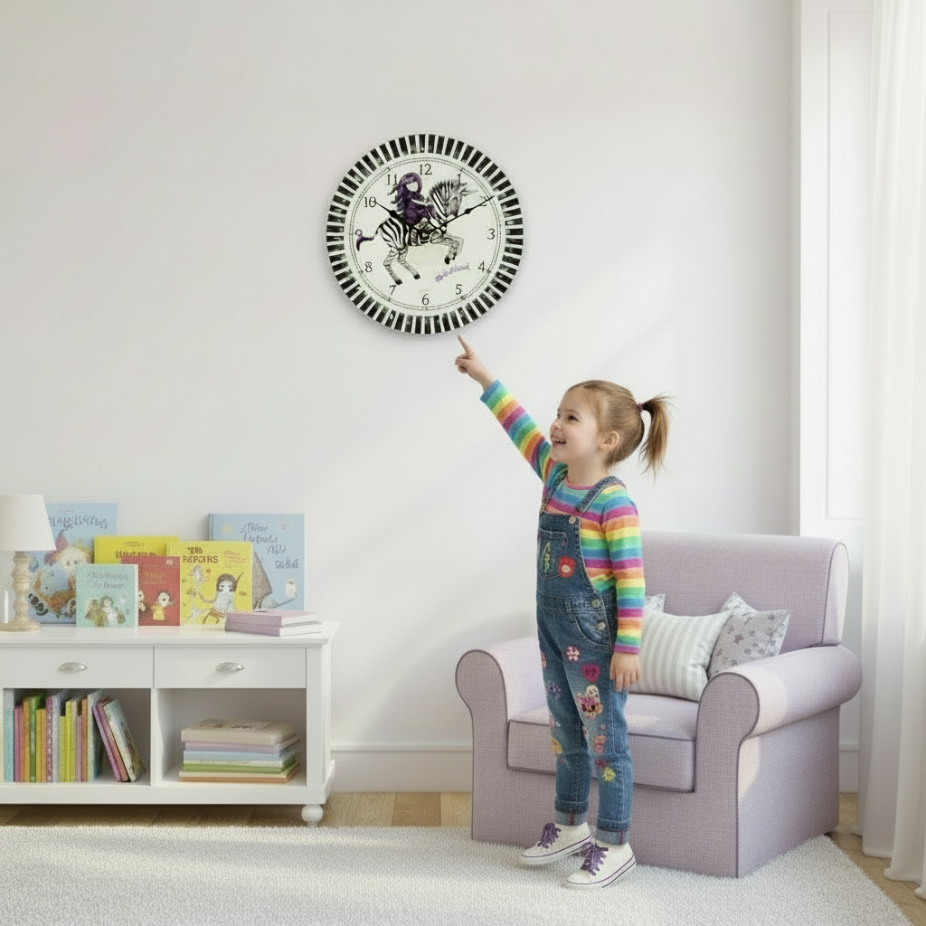 Ceas de perete Gorjuss Stripes The Dark Streak