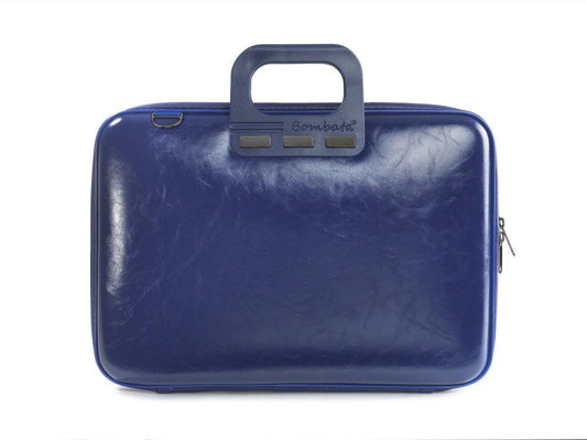 Geanta lux business laptop 15.6 in Evolution-Albastru cobalt - Nitzi.ro