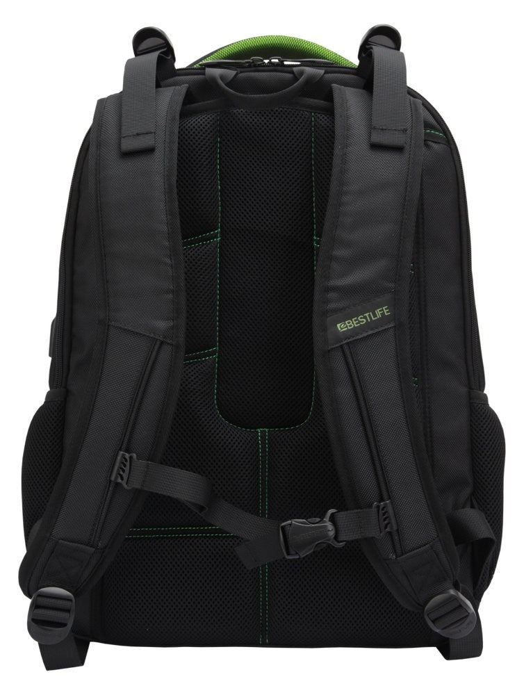 Rucsac laptop Bestlife 17" verde - Nitzi.ro