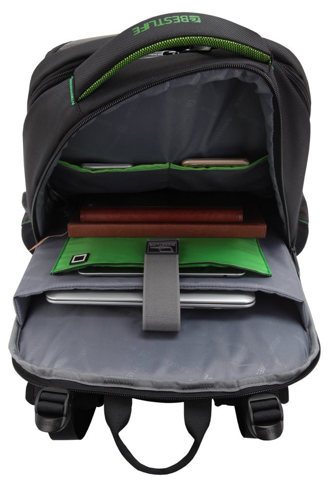 Rucsac laptop Bestlife 17" verde - Nitzi.ro