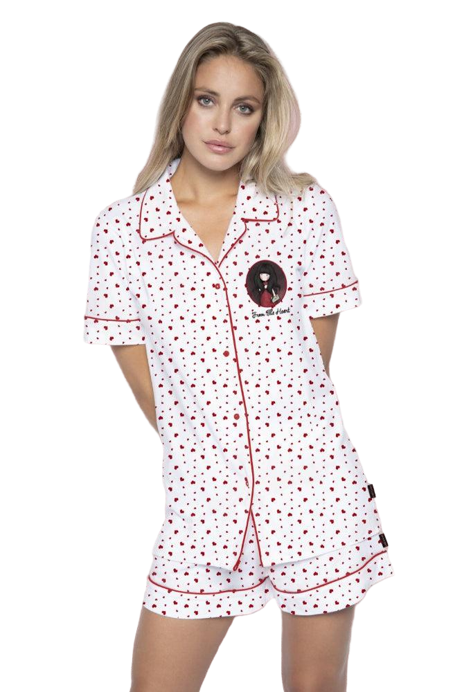 Pijama dama Gorjuss From the Heart, scurta