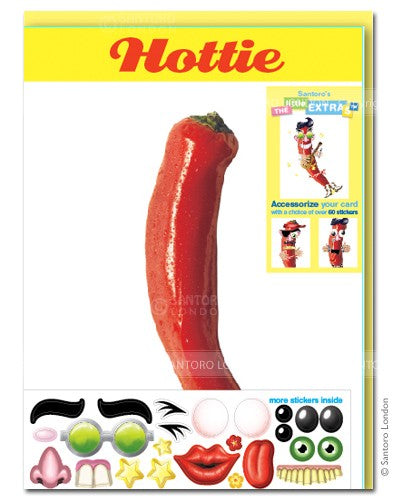 Felicitare amuzanta Little Extra Ardei (chilli)