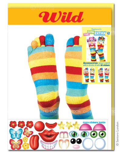 Felicitare amuzanta Little Extra Sosete amuzante