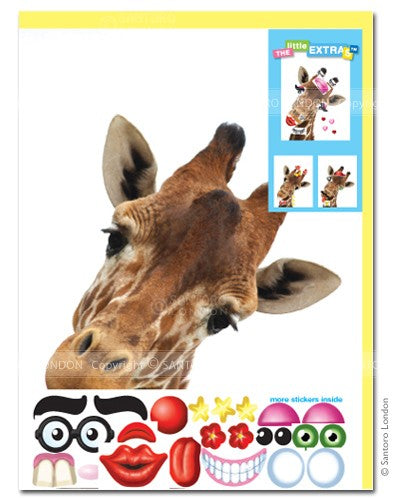 Felicitare amuzanta Little Extra Girafa