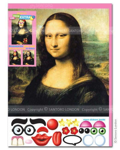 Felicitare amuzanta Little Extra Mona Lisa