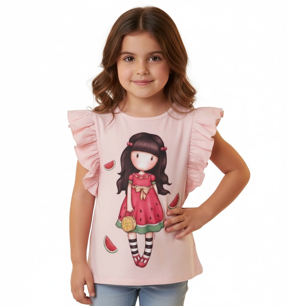 Tricou Copii Gorjuss Every Summer Has A Story – pentru fete de 8 ani