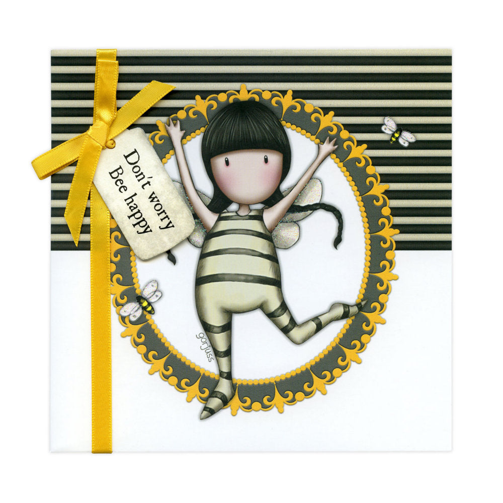 Felicitare Gorjuss Don't Worry, Bee Happy