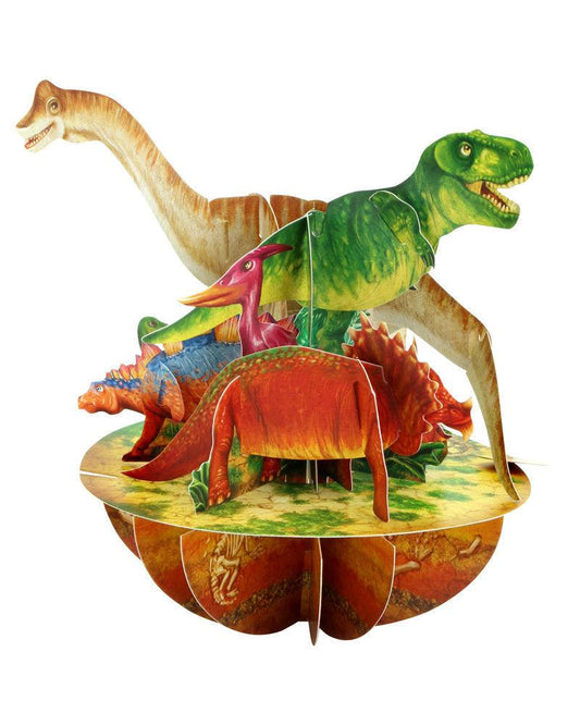 Felicitare 3D Pirouettes Santoro-Dinozauri - Nitzi.ro