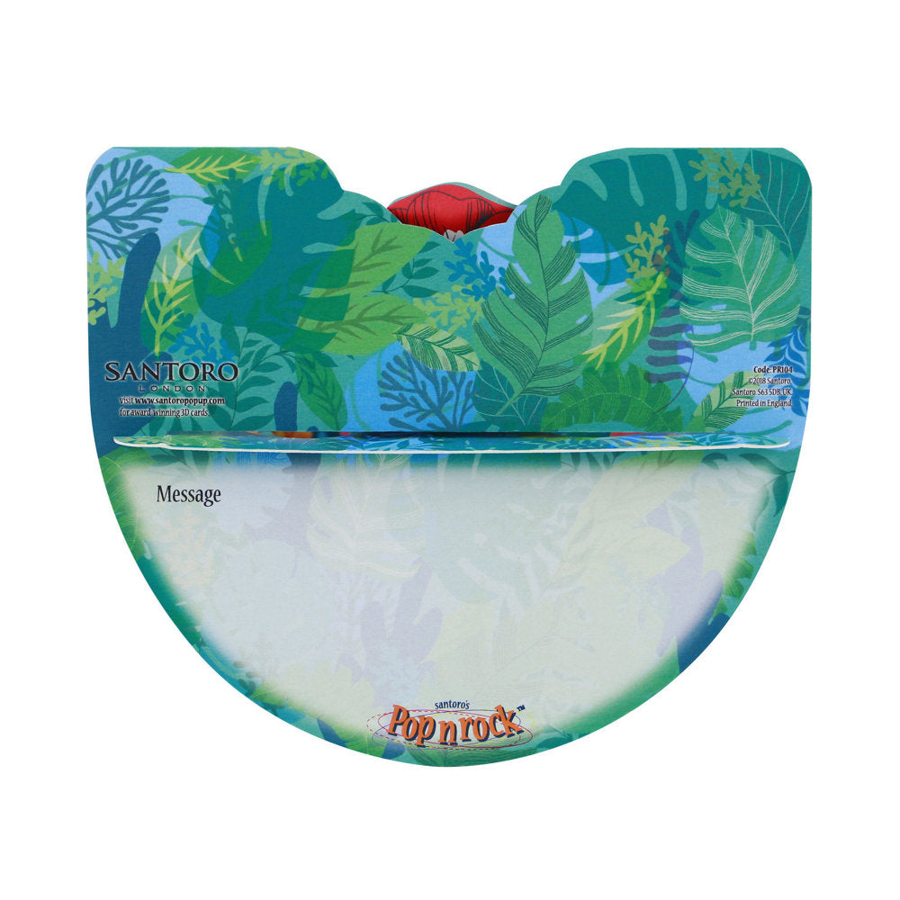 Felicitare 3D PopnRock Flori tropicale