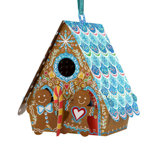 Ornament de brad de Craciun Santoro Baubles- Casuta din turta dulce - Nitzi.ro