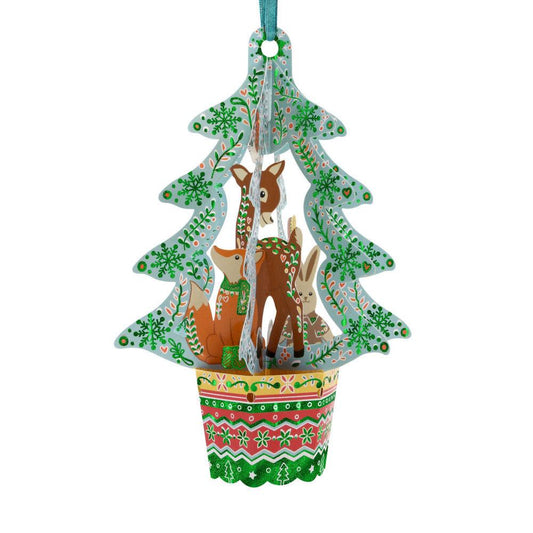 Ornament de brad de Craciun Santoro Baubles- Brad si animale - Nitzi.ro