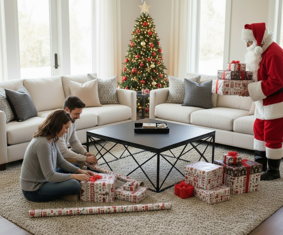 Hartie de impachetat cu spiridusi – 3 m