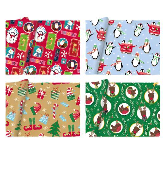 Hartie de impachetat Craciun si daruri 8 m