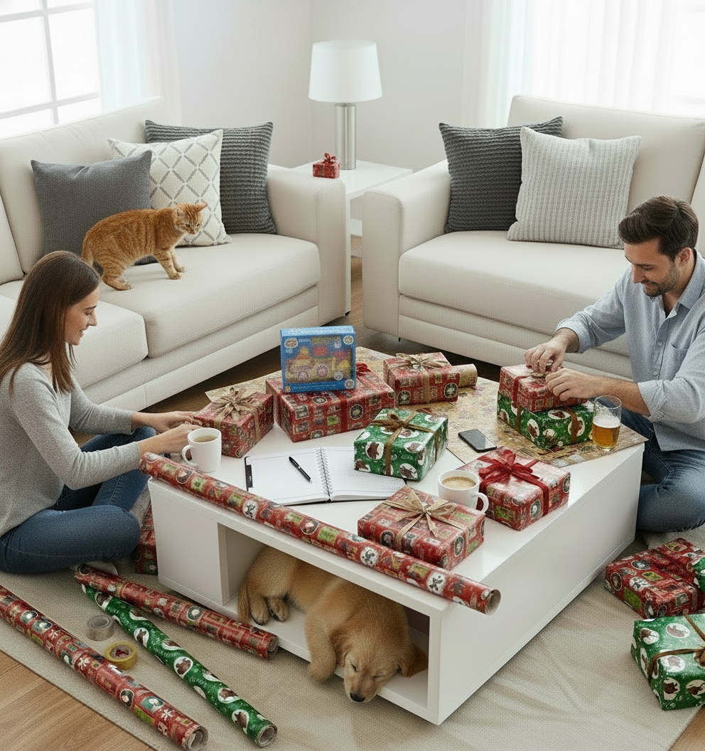 Hartie de impachetat Craciun si daruri 8 m