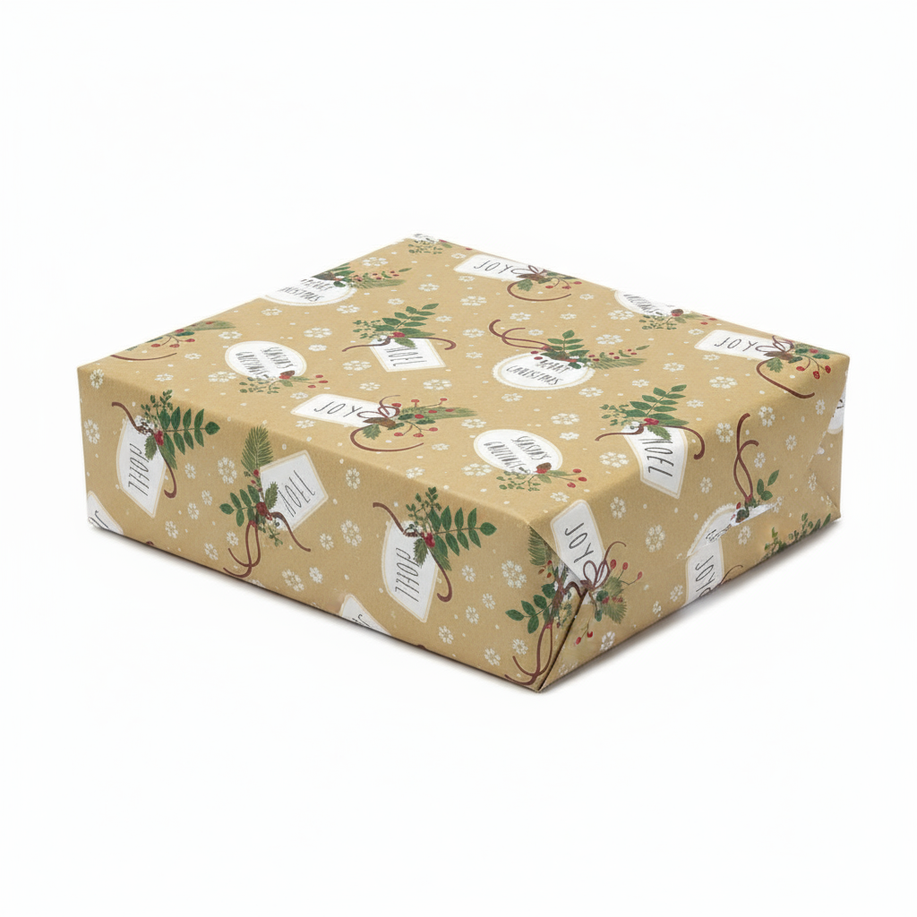 Hartie de impachetat Craciun traditional 8 m model tradițional - Nitzi.ro