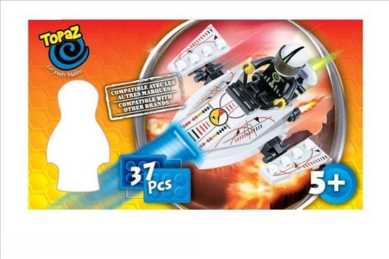 Set de construit tip lego Nava spatiala 37 piese