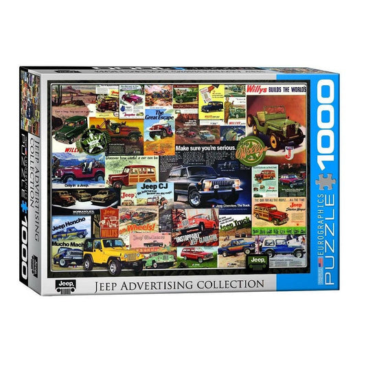 Puzzle 1000 piese Jeep Advertising Collection - Nitzi.ro