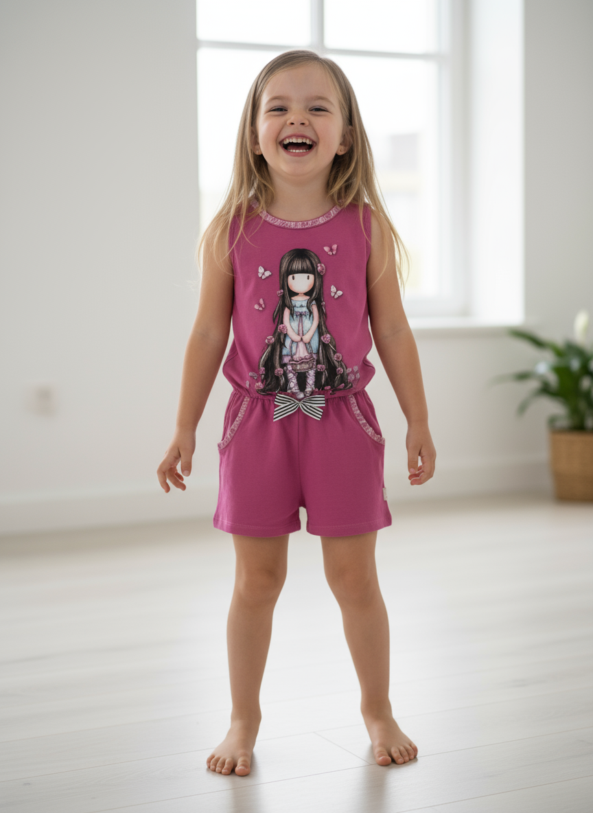 Salopeta scurta copii Gorjuss Rosebud