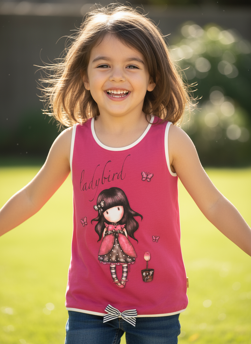 Maiou copii Gorjuss Ladybird – 100% bumbac 6 ani