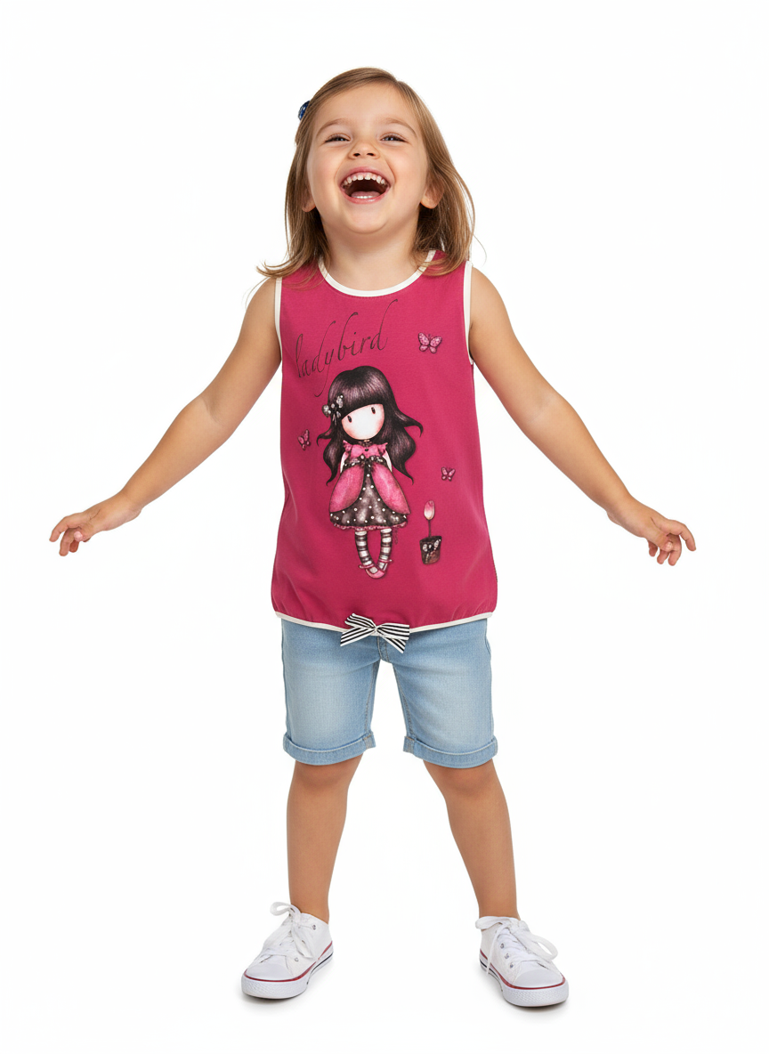 Maiou copii Gorjuss Ladybird – 100% bumbac 8 ani